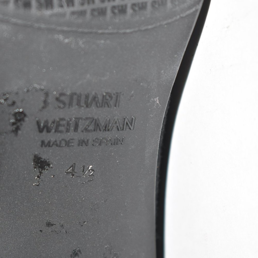 Stuart Weitzman Prancer Suede Sock Booties Pointy… - image 8